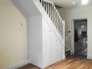 Under stairs cupboard with shoeracks