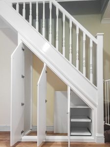 Under stairs cupboard with shoeracks