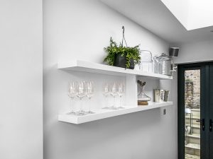 Floating shelves