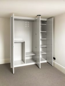 Bedroom fitted wardrobe