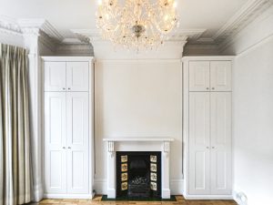 Alcove Fitted Wardrobes besides the Chimney