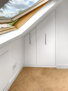 Loft Wardrobe with pull-out doors