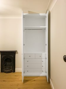 Alcove Fitted Wardrobes besides the Chimney