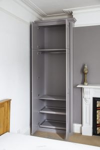 Alcove Fitted Wardrobes besides the Chimney