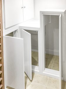 Basement storage cabinets