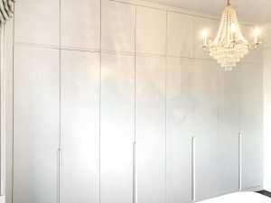 Huge Fitted Wardrobe with XyloPanel inside and routed door handles