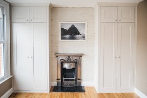 Alcove Fitted Wardrobes besides the Chimney