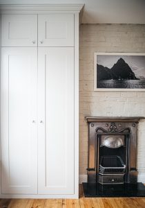 Alcove Fitted Wardrobes besides the Chimney