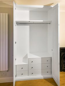 Alcove Fitted Wardrobes besides the Chimney